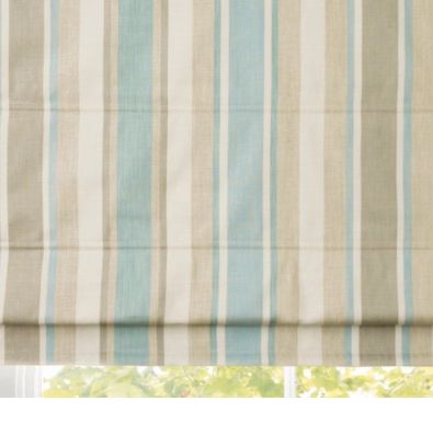 Awning Stripe Ready Made Roman Blind | Curtains24.co.uk